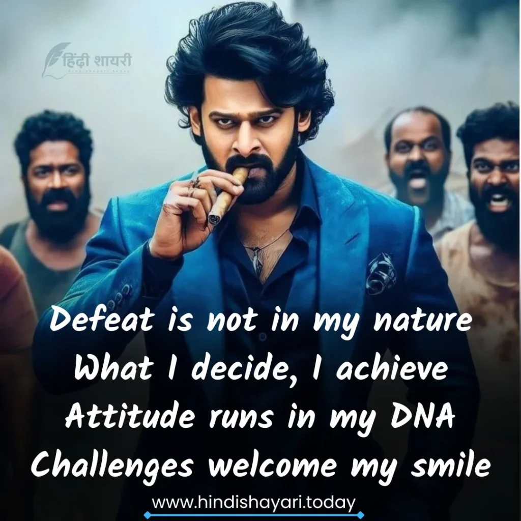 Attitude Shayari English