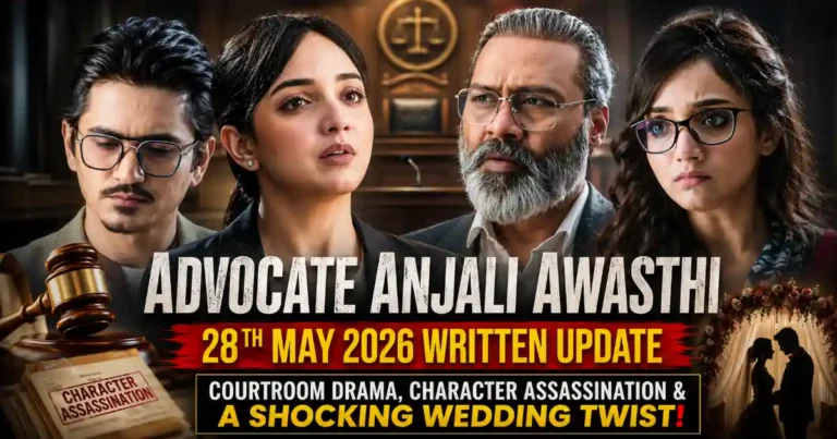 Advocate Anjali Awasthi 28th May 2026 Written Update Courtroom Drama, Character Assassination, and A Shocking Wedding Twist!