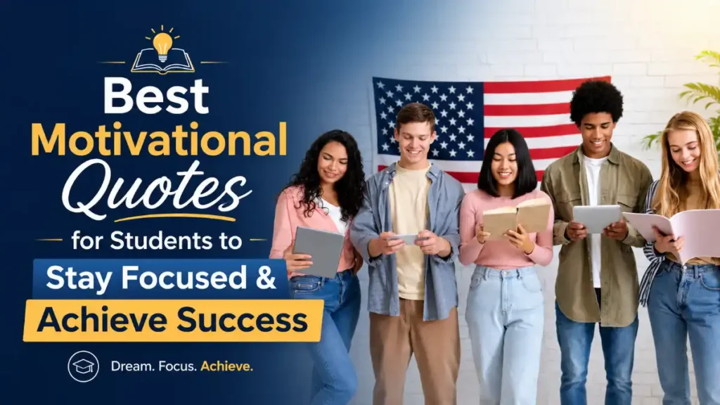 Best Motivational Quotes for Students to Stay Focused & Achieve Success