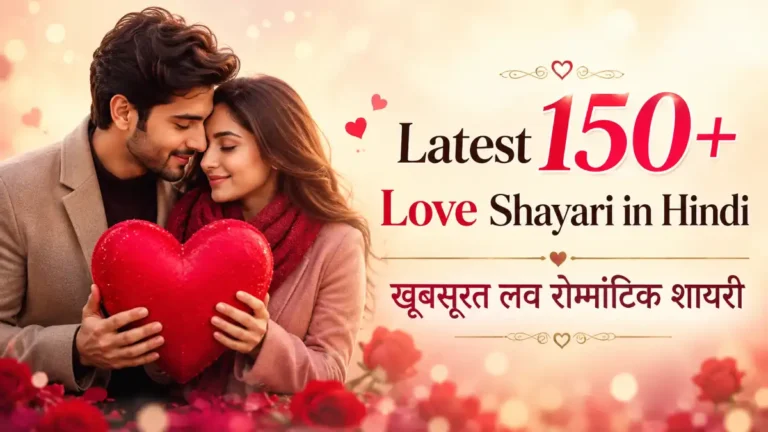 Latest 150+ Love Shayari in Hindi खूबसूरत लव रोमांटिक शायरी
