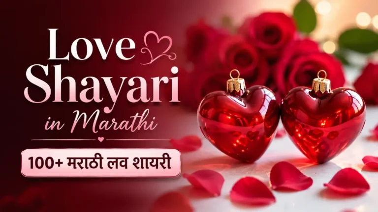 Love Shayari in Marathi | 100+ मराठी लव शायरी