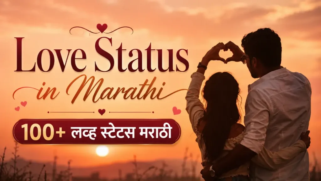 Love Status in Marathi | 100+ लव्ह स्टेटस मराठी