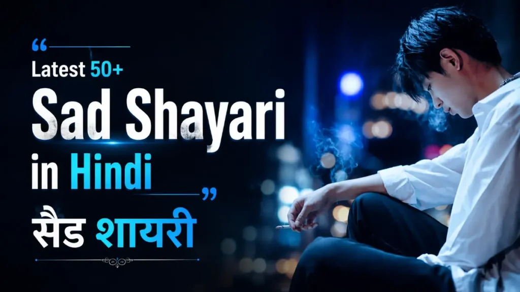 Latest 50+ Sad Shayari for Boys in Hindi – लड़कों के लिए सैड शायरी